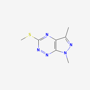 1,3-Dimethyl-5-(methylthio)-1H-pyrazolo[4,3-e][1,2,4]triazine