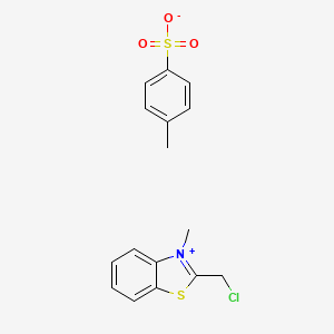 2-(Chloromethyl)-3-methylbenzo[d]thiazol-3-ium 4-methylbenzenesulfonate