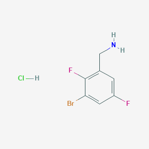 (3-Bromo-2,5-difluorophenyl)methanamine hydrochloride