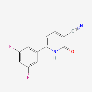 6-(3,5-Difluorophenyl)-4-methyl-2-oxo-1,2-dihydropyridine-3-carbonitrile