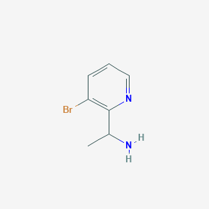 1-(3-Bromopyridin-2-yl)ethanamine