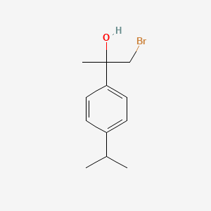 1-Bromo-2-[4-(propan-2-yl)phenyl]propan-2-ol