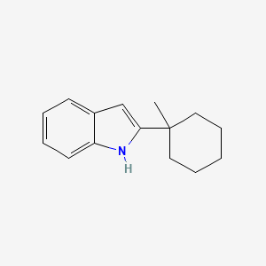 molecular formula C15H19N B13086688 2-(1-methylcyclohexyl)-1H-indole CAS No. 61495-03-2