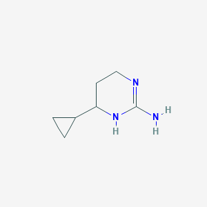 6-Cyclopropyl-1,4,5,6-tetrahydropyrimidin-2-amine