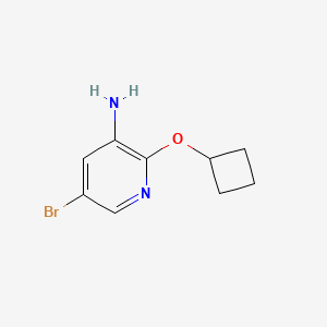 5-Bromo-2-cyclobutoxypyridin-3-amine