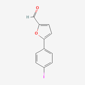 B1308673 5-(4-Iodophenyl)furan-2-carbaldehyde CAS No. 64251-78-1