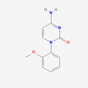 molecular formula C11H11N3O2 B13086747 4-Amino-1-(2-methoxyphenyl)pyrimidin-2(1H)-one 