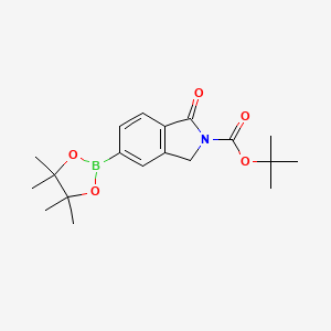 tert-Butyl 1-oxo-5-(4,4,5,5-tetramethyl-1,3,2-dioxaborolan-2-yl)isoindoline-2-carboxylate