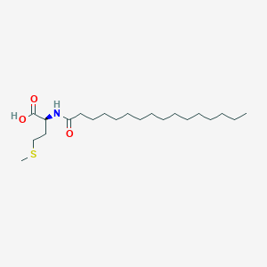 molecular formula C21H41NO3S B13086771 N-Palmitoyl-L-methionine 