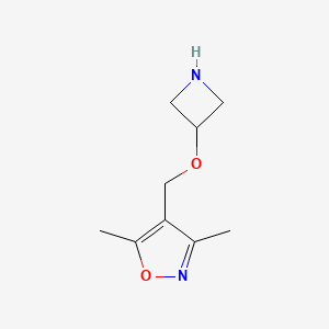 4-[(Azetidin-3-yloxy)methyl]-3,5-dimethyl-1,2-oxazole