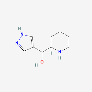 (Piperidin-2-yl)(1H-pyrazol-4-yl)methanol