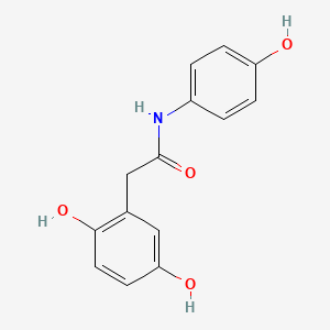 2-(2,5-Dihydroxyphenyl)-N-(4-hydroxyphenyl)acetamide