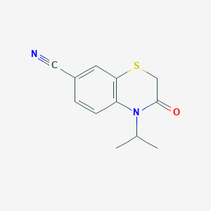 4-Isopropyl-3-oxo-3,4-dihydro-2H-benzo[B][1,4]thiazine-7-carbonitrile