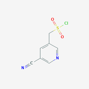 (5-Cyanopyridin-3-yl)methanesulfonyl chloride