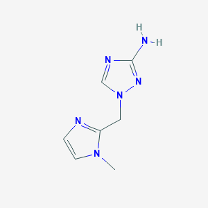 1-[(1-Methyl-1H-imidazol-2-yl)methyl]-1H-1,2,4-triazol-3-amine