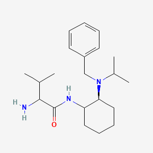 2-amino-N-[(2S)-2-[benzyl(propan-2-yl)amino]cyclohexyl]-3-methylbutanamide