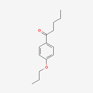 molecular formula C14H20O2 B1308691 1-(4-Propoxyphenyl)pentan-1-one CAS No. 524732-39-6