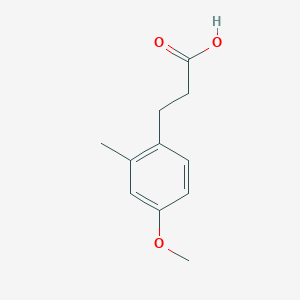 molecular formula C11H14O3 B1308694 3-(4-甲氧基-2-甲基苯基)丙酸 CAS No. 28353-93-7