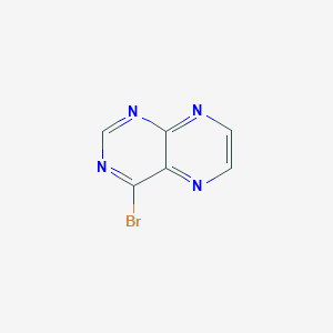 molecular formula C6H3BrN4 B13086964 4-Bromopteridine CAS No. 1260880-72-5