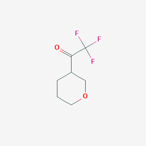 2,2,2-Trifluoro-1-(tetrahydro-2H-pyran-3-YL)ethanone