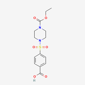 4-(4-Carboxy-benzenesulfonyl)-piperazine-1-carboxylic acid ethyl ester