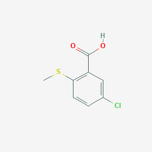 B1308703 5-Chloro-2-(methylsulfanyl)benzoic acid CAS No. 62176-39-0