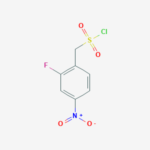 (2-Fluoro-4-nitrophenyl)methanesulfonyl chloride