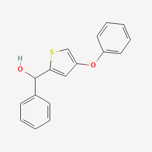 (4-Phenoxythiophen-2-yl)(phenyl)methanol