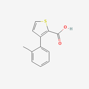 molecular formula C12H10O2S B13087070 3-(O-tolyl)thiophene-2-carboxylic acid CAS No. 1094325-90-2