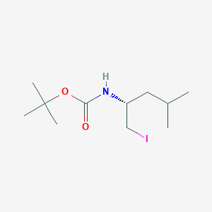 (R)-tert-Butyl (1-iodo-4-methylpentan-2-yl)carbamate