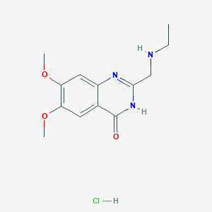 2-[(ethylamino)methyl]-6,7-dimethoxyquinazolin-4(3H)-one hydrochloride