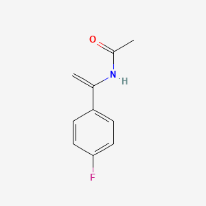 molecular formula C10H10FNO B13087166 N-(1-(4-Fluorophenyl)vinyl)acetamide CAS No. 177750-13-9