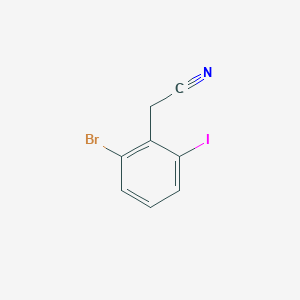 2-(2-Bromo-6-iodophenyl)acetonitrile