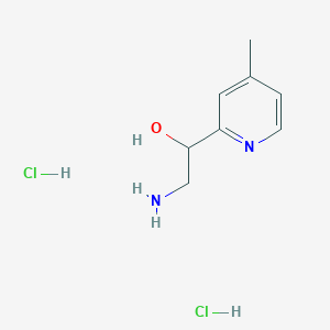 2-Amino-1-(4-methylpyridin-2-yl)ethanol dihydrochloride