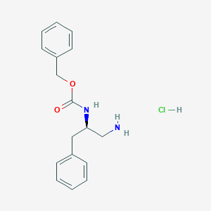 (R)-Benzyl (1-amino-3-phenylpropan-2-yl)carbamate hydrochloride