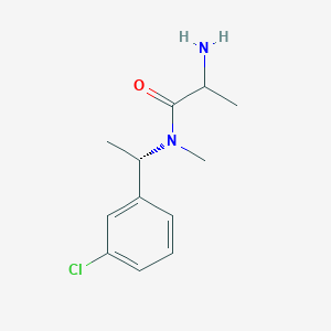 2-Amino-N-((S)-1-(3-chlorophenyl)ethyl)-N-methylpropanamide