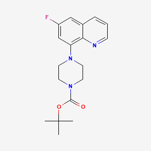 tert-Butyl 4-(6-fluoroquinolin-8-yl)piperazine-1-carboxylate