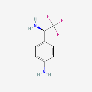 (R)-4-(1-Amino-2,2,2-trifluoroethyl)aniline