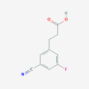 3-(3-Cyano-5-fluorophenyl)propanoic acid