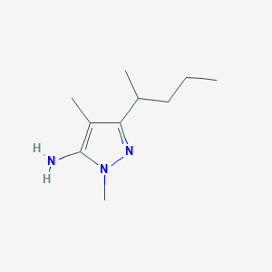 1,4-Dimethyl-3-(pentan-2-YL)-1H-pyrazol-5-amine