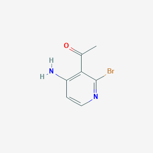 1-(4-Amino-2-bromopyridin-3-YL)ethanone