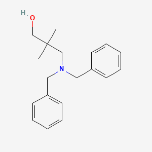 molecular formula C19H25NO B13087398 3-(Dibenzylamino)-2,2-dimethylpropan-1-ol 