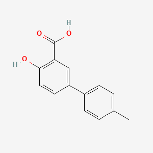 molecular formula C14H12O3 B1308741 2-羟基-5-(4-甲基苯基)苯甲酸 CAS No. 43029-70-5