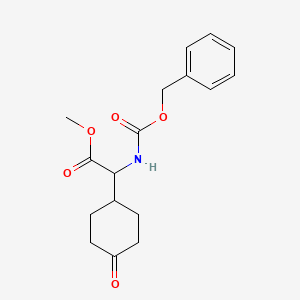 Methyl 2-(((benzyloxy)carbonyl)amino)-2-(4-oxocyclohexyl)acetate