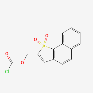 (1,1-Dioxidonaphtho[1,2-b]thiophen-2-yl)methyl carbonochloridate