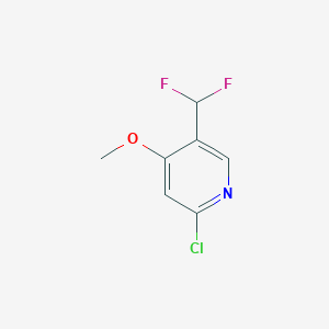 2-Chloro-5-(difluoromethyl)-4-methoxypyridine