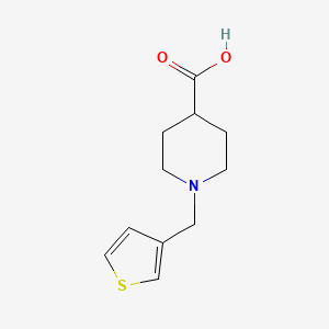 molecular formula C11H15NO2S B1308757 1-(Thien-3-ylmethyl)piperidine-4-carboxylic acid CAS No. 901923-87-3