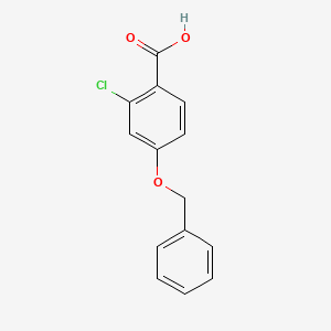 molecular formula C14H11ClO3 B1308758 4-(Benzyloxy)-2-chlorobenzoic acid CAS No. 75835-35-7