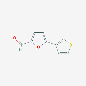 molecular formula C9H6O2S B1308759 5-(3-Thienyl)-2-furaldehyde CAS No. 886361-73-5