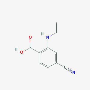 4-Cyano-2-(ethylamino)benzoic acid